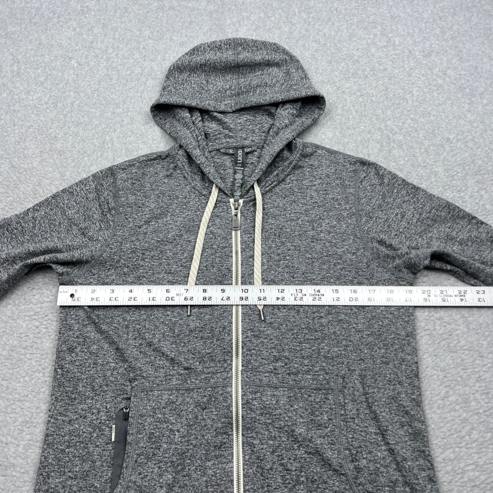 Vuori Halo Performance Hoodie Womens Medium Gray Dreamknit Full Zip Jacket VW201 - Picture 5 of 10